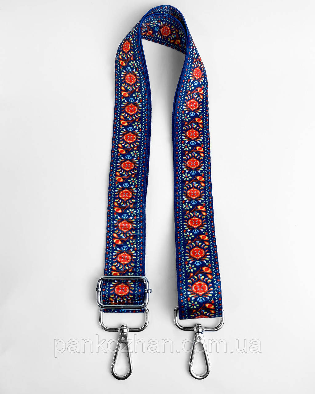 Плечовий ремінь сумки з карабінами, КОЛЬОРОВИЙ, фото 1