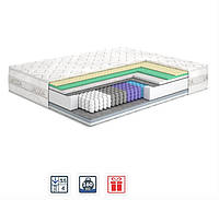 Матрас Сиу/Siu двухсторонний 7-zone Comfort + усиленный еврокаркас