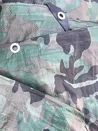 Тенти тарпаулін (камуфляж) щільність 130 г/м2 (хакі)