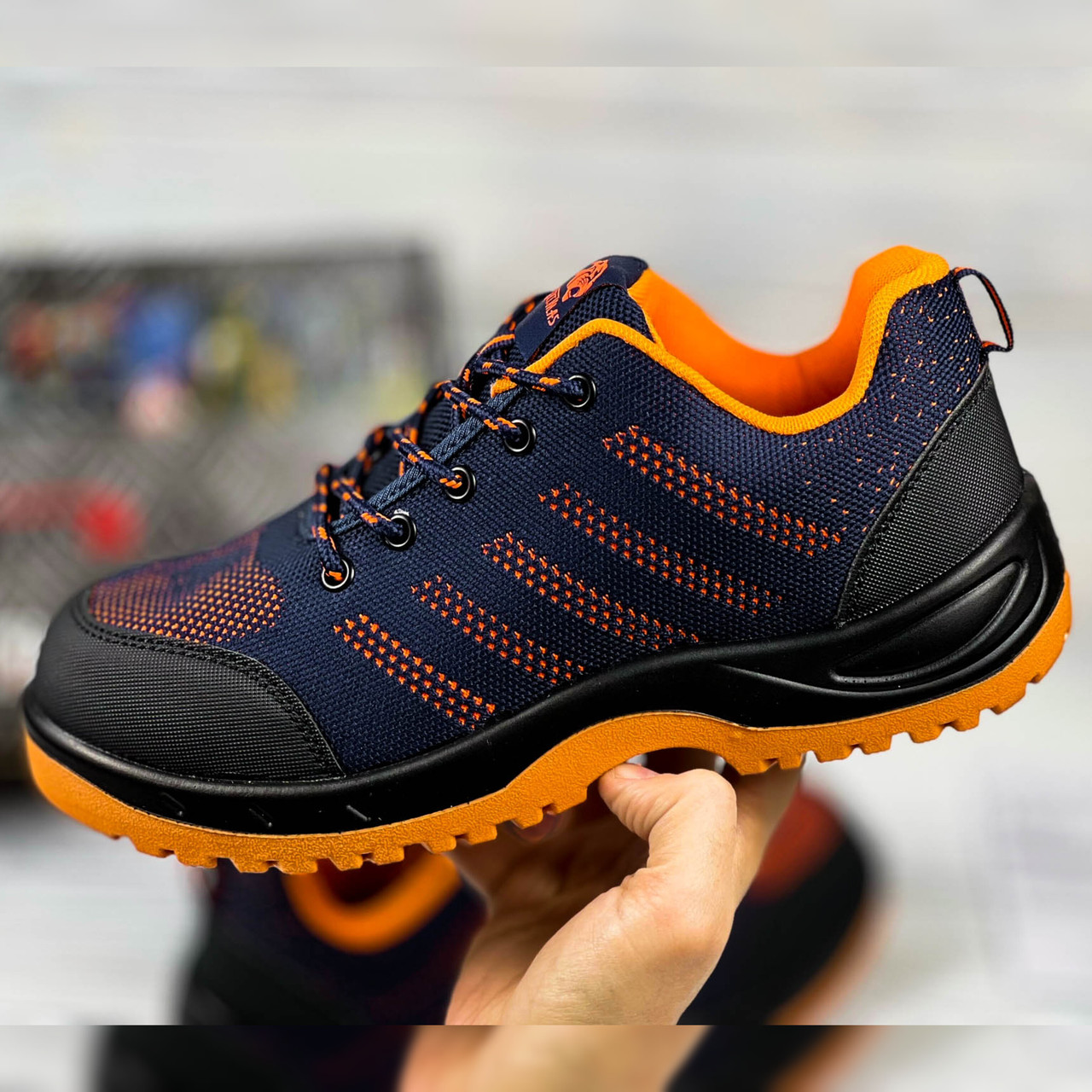 Спецвзуття кросівки робочі чоловічі захисне взуття демісезонне робоче для працівників метал носок польша, фото 1