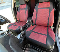 Чехлы на сидения Audi A8 II (D3) Рестайлінг 2 2007-2010 седан Long красные