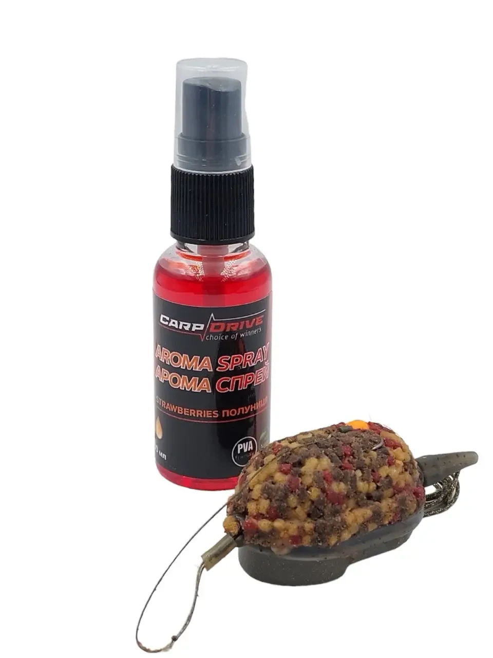 Арома спрей, активатор клювання, спрей Strawberry (Полуниця) 30 мл Carp Dream