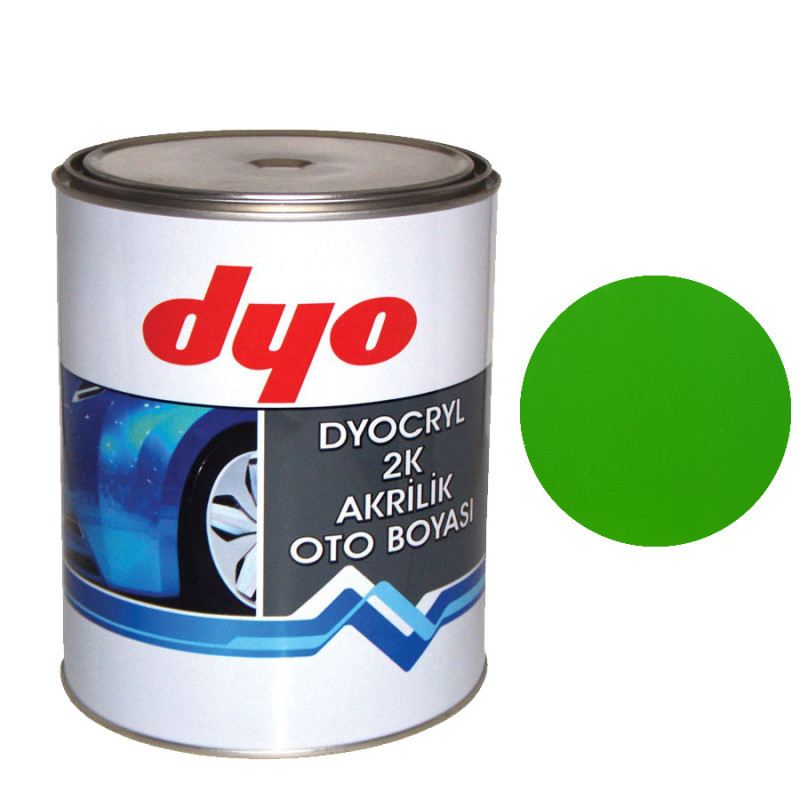 5835 Зелена Акрилова фарба для авто DYO 1 л (без затверджувача)
