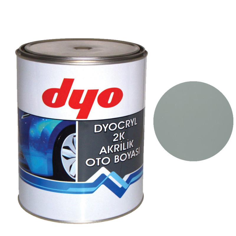 671 Світло-сіра Акрилова фарба для авто DYO 1 кг (без затверджувача)