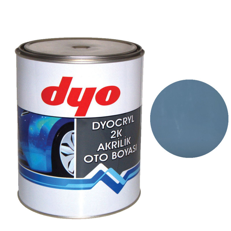 427 Сіро-блакитна Акрилова фарба для авто DYO 1 л (без затверджувача)