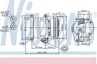 Компрессор кондиционера First Fit Daewoo Zaz