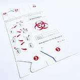 Картонні контейнери для збору і утилізації використаних шприців, голок та гострих предметів 5л, фото 2