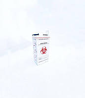 Картонні контейнери для збору і утилізації використаних шприців, голок та гострих предметів 2,5л