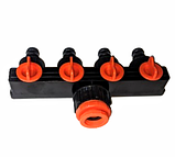 Планка адаптер із 4 кранами, фото 3