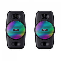 Стерео колонки ігрові HAVIT HV-SK213 USB RGB Black