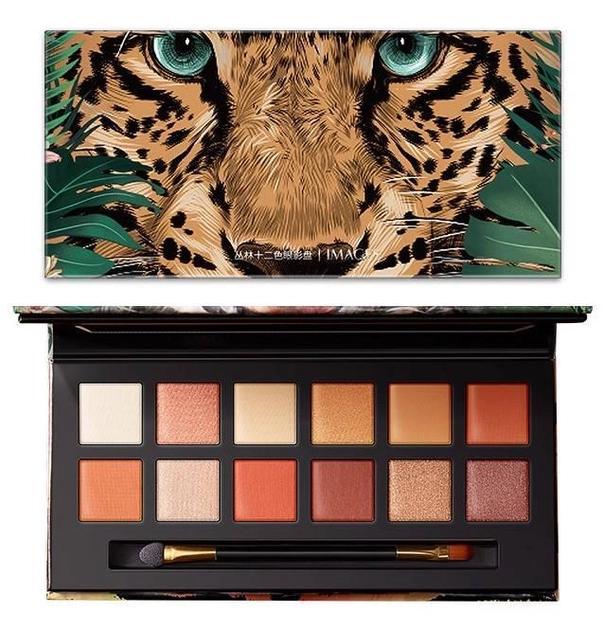 Палетка тіней для повік Images Jungle Eye Shadow (Тигр #1) 12 відтінків