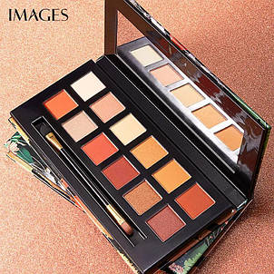 Палетка тіней для повік Images Jungle Eye Shadow (Тигр #1) 12 відтінків, фото 2