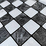 Go Самоклейна PET водостійка для ванної мозаїка плитка для стін самоклейна 30*30CM*4MM (D) SW-00001652, фото 3