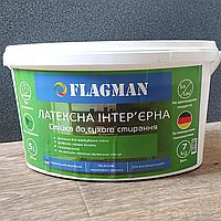 Краска интерьерная Flagman стойкая к истиранию, 7 кг