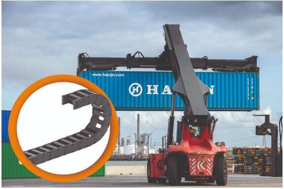 Енерголанцюги igus для Kalmar Reach Stacker та ін.