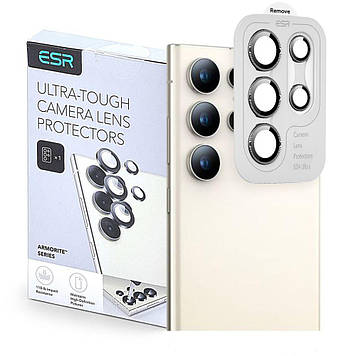Захисне скло ESR для камери Samsung Galaxy S24 Ultra Camera Protector, Black (4894240189429)