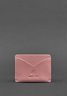 Женская кожаная визитница 5.0 розовая BlankNote MP, код: 8132504