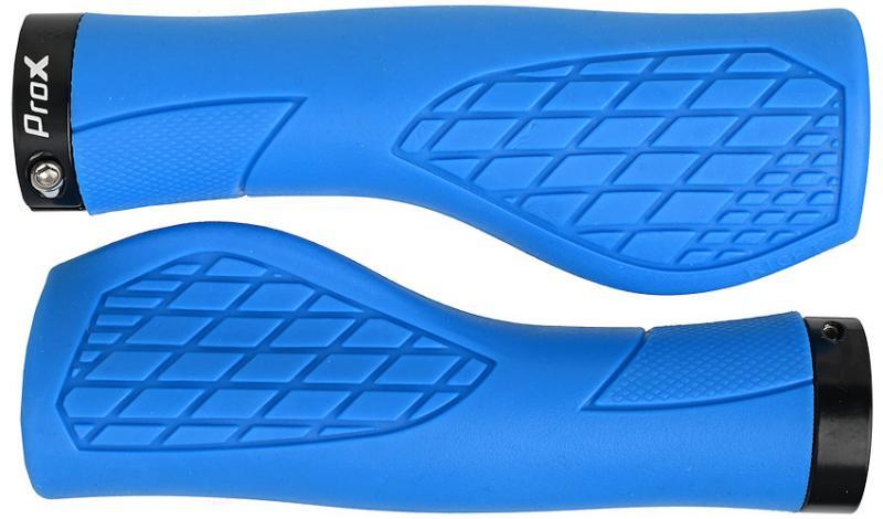 Грипсы ProX GP-35 Ergo Lock 130mm синий (C-C-0257), фото 1