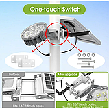 Вуличний LED світильник на сонячній батареї, фото 6