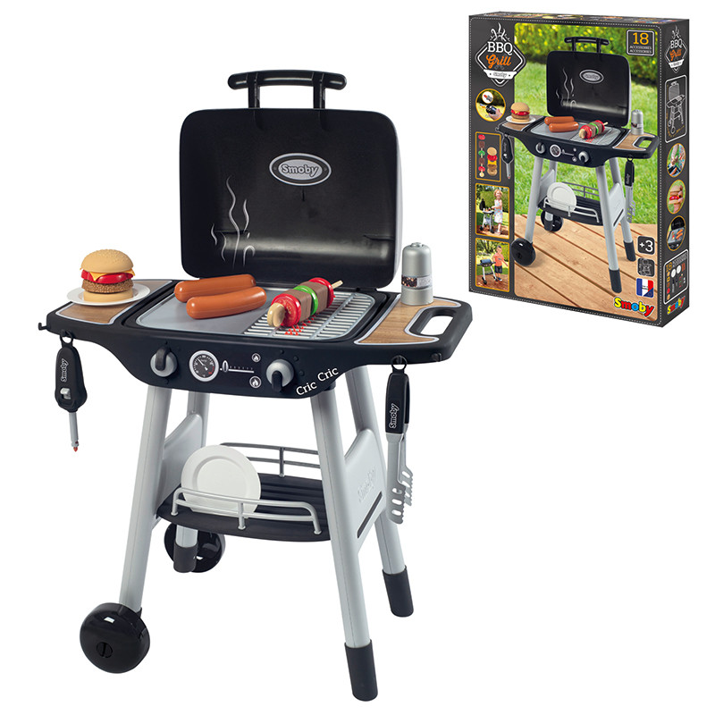 Ігровий набір Smoby Toys Барбекю гриль на колесах 312001, фото 1