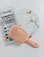 Гребінець для волосся Superbrush Plus Hollow Comb, силіконові м'ягенькі зубчики