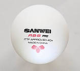 Sanwei ABS PRO  40+ 3*** ITTF мячі, фото 3