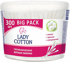 Палички ватні у банку 300шт Lady Cotton