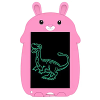 Графический планшет 9" для рисования и заметок Animals LСD |одноцветный| Розовый 44696