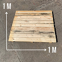 Дерев'яний щит для рамних риштувань, настил 1х1 метр