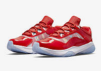 Кросівки жіночі Jordan 11 Cmft Low Gs Barcelona 39 Червоно-білий (DQ0928-600) DH, код: 7452951