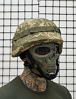Чехол на армейскую каску мич, кавер для шлема зсу, чехол на армейский шлем цвет пиксель ss302