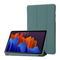 Чохол Samsung Galaxy Tab A9 8.7" SM-X110, SM-X115 Silicone темно-зелений
