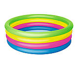 Дитячий надувний басейн Веселка (4 кільця, 157-46 см, об'єм: 522л) Bestway 51117, фото 4