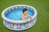 Надувний басейн круглий Тарілка, що літає (розміром 157х41см, об'єм: 512л) Bestway 51080, фото 5