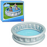 Надувний басейн круглий Тарілка, що літає (розміром 157х41см, об'єм: 512л) Bestway 51080, фото 8