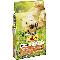 Friskies Balance (Баланс). З Куркою, Яловичиною та Овочами 10кг