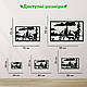 Дерев'яна картина на стіну декор в кімнату Мисливець на полюванні 30x18 см Woodyard (1028--30x18), фото 3