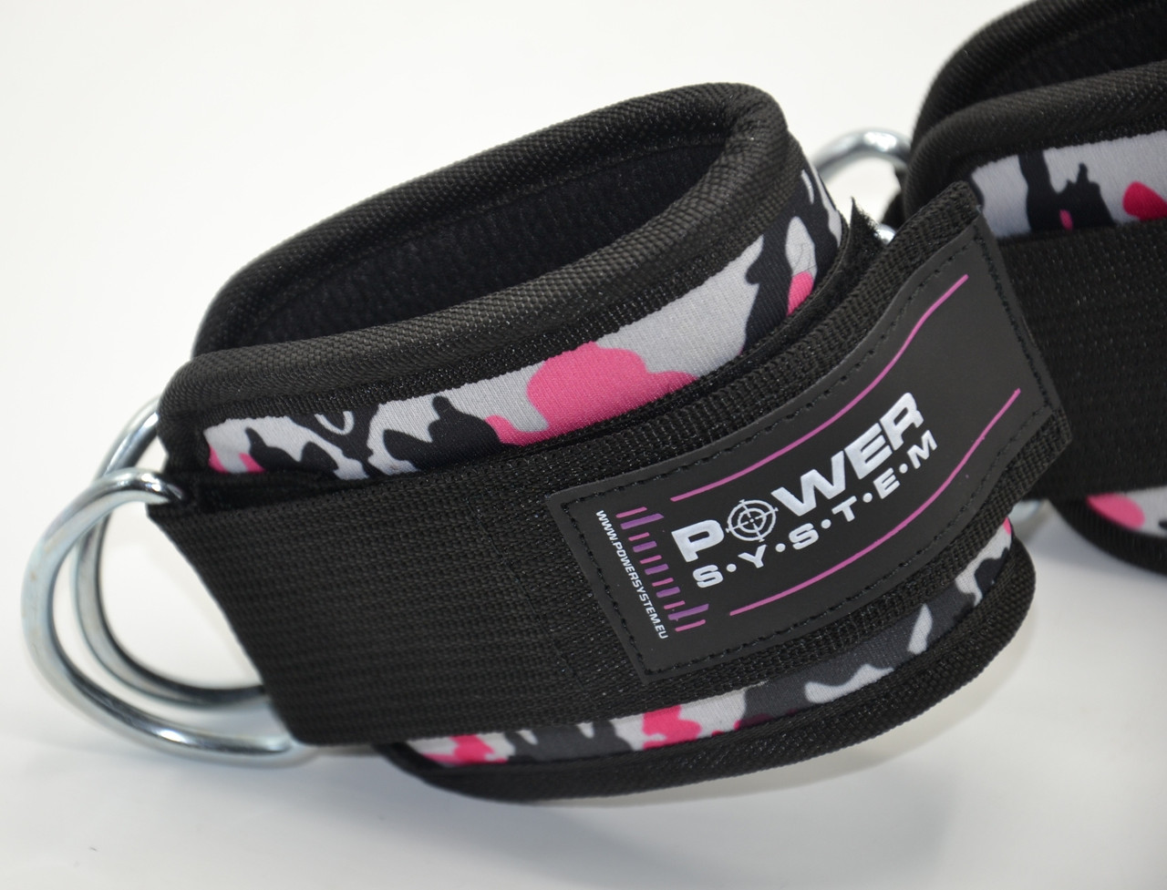 Манжети на щиколотку Power System PS-3470 Ankle Strap Camo Pink/Black PS_3470_Pink/Black SP - фото 7 - id-p2166642567