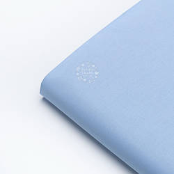 Відріз попліну, колір середньо-блакитний (№1368), розмір 100*220 см