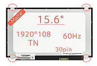 Матрица B156HTN03.8 (экран) для ноутбука 15.6" TN 60Hz (1920×1080, матовая, 30pin, Slim, крепления верх/низ)