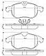Колодка гальм. диск. OPEL VECTRA C, передн. , BOSCH (0986494044), фото 8