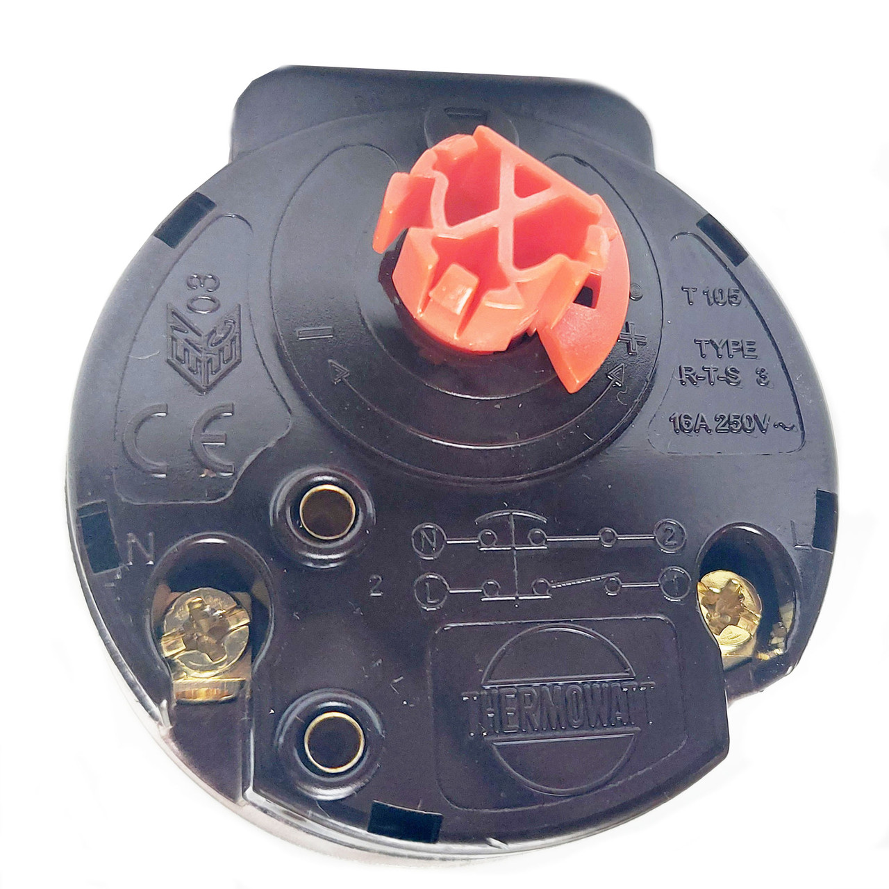 Терморегулятор для бойлера Bosch, Hi-Therm/TESY 87387056670 Thermowatt RTS-3, 16 A з аварійним відсікачем