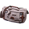 Рюкзак-трансформер у стилі мілітарі із щільного текстилю Vintage 22156 Сірий, фото 3