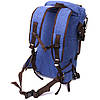 Функціональний рюкзак-трансформер у стилі мілітарі із щільного текстилю Vintage 22159 Синій, фото 2