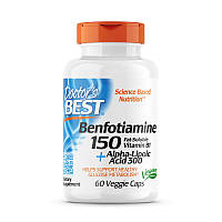 Натуральная добавка Doctor's Best Benfotiamine + ALA, 60 вегакапсул CN5305 SP