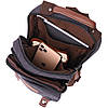 Практичний текстильний рюкзак з ущільненою спинкою та відділенням для планшета Vintage 22168 Чорний, фото 5