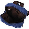 Функціональний текстильний рюкзак у стилі мілітарі Vintagе 22181 Синій, фото 4