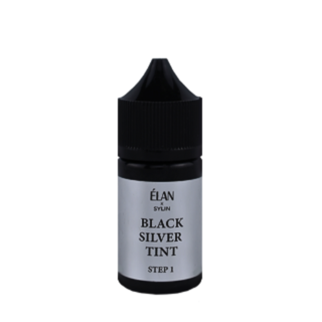 BLACK SILVER TINT | Step 1 | Система фарбування вій з інкапсульованим сріблом | ELAN x Sylin | 30 мл