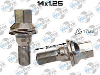 Болт колесный с шайбой M14х1,25х17/36 хром ключ 17 LAND ROVER, BMW