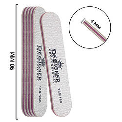 Пилка міні овал для нігтів Designer Professional 150/180